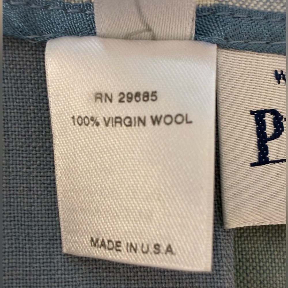 Pendleton Skirt in a Pastel Blue and Green Pleated Plaid Made in the USA - Picture 12 of 15